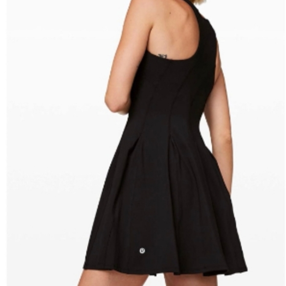 Lululemon Court Crush Racerback Tennis Dress Black